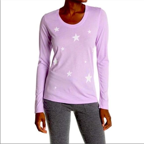 GUC Sundry Star Long Sleeve Tee Lavender Sz. 2 (Medium/Large) - Picture 1 of 8